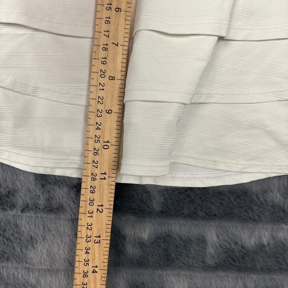 Athleta Girl Swing Skort White Tiered Athletic Skirt Kids Size L 12